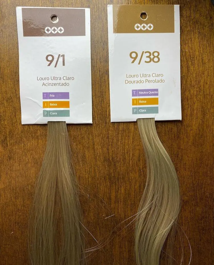 Esta é uma mecha da análise de coloração pessoal