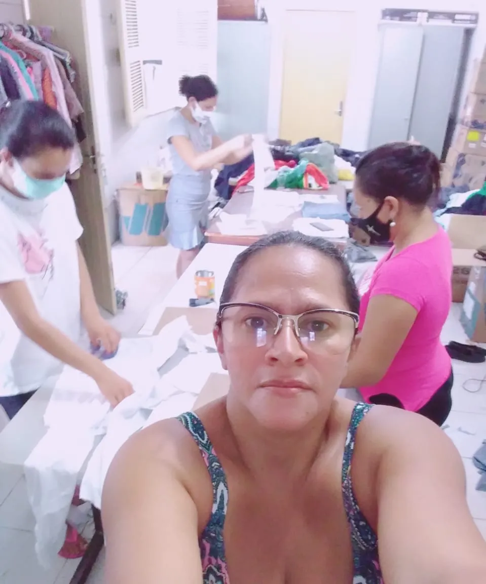 Preocupada com questões sociais, Ana se alegra em poder contribuir na partilha de conhecimentos e produção de cobertores