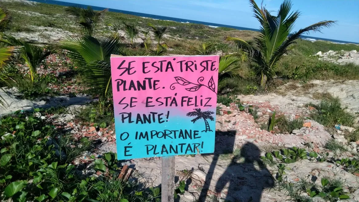 O Projeto Serviluz Agroecológico procura também resgatar a conexão dos habitantes da cidade com o meio ambiente