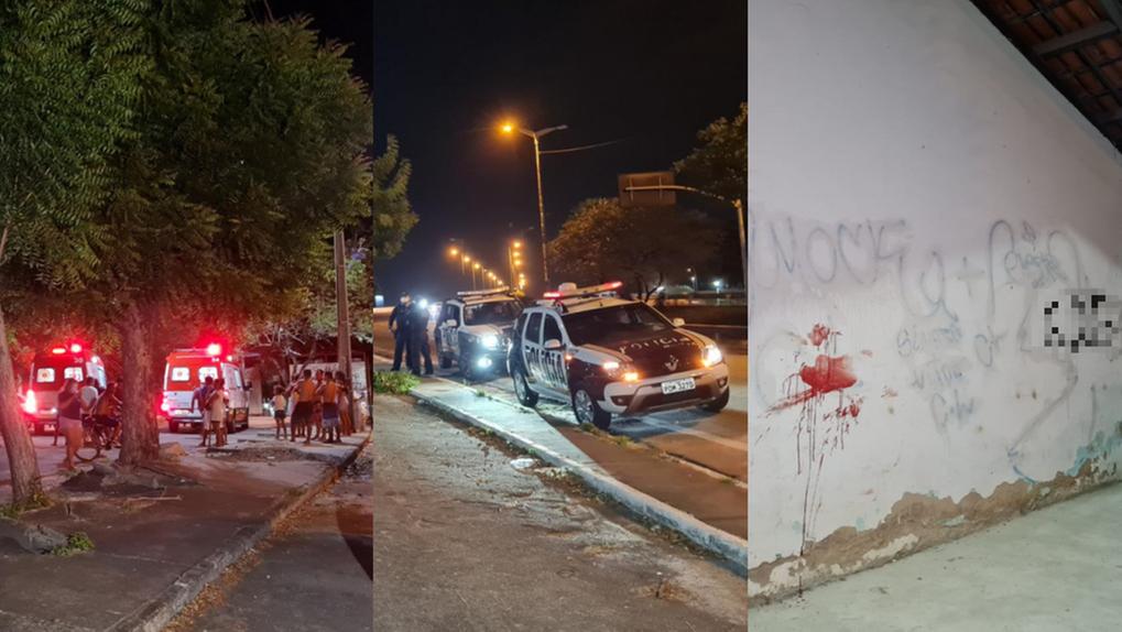 Homem em situação de rua e jovem são baleados em conjunto habitacional em Fortaleza