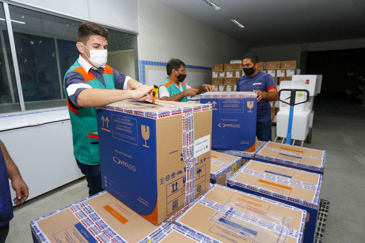 Carga com imunizantes chegará no Aeroporto Internacional de Fortaleza