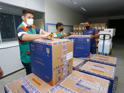 Carga com imunizantes chegará no Aeroporto Internacional de Fortaleza