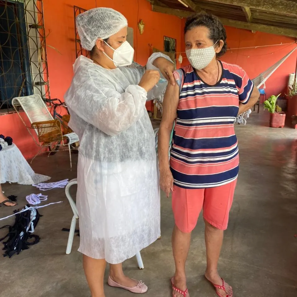 Primeira fase em Maranguape teve vacinação domiciliar.