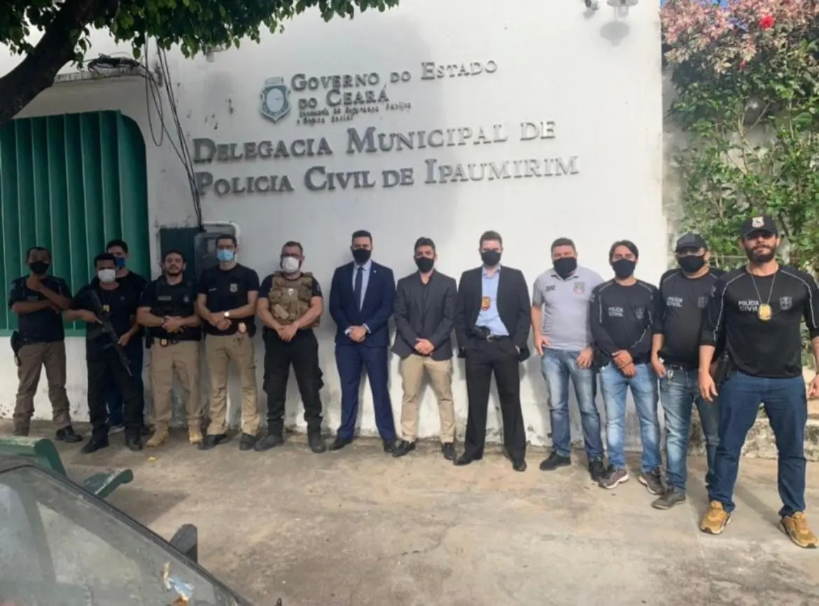 Policiais civis cearenses em dia de operação no Interior do Estado