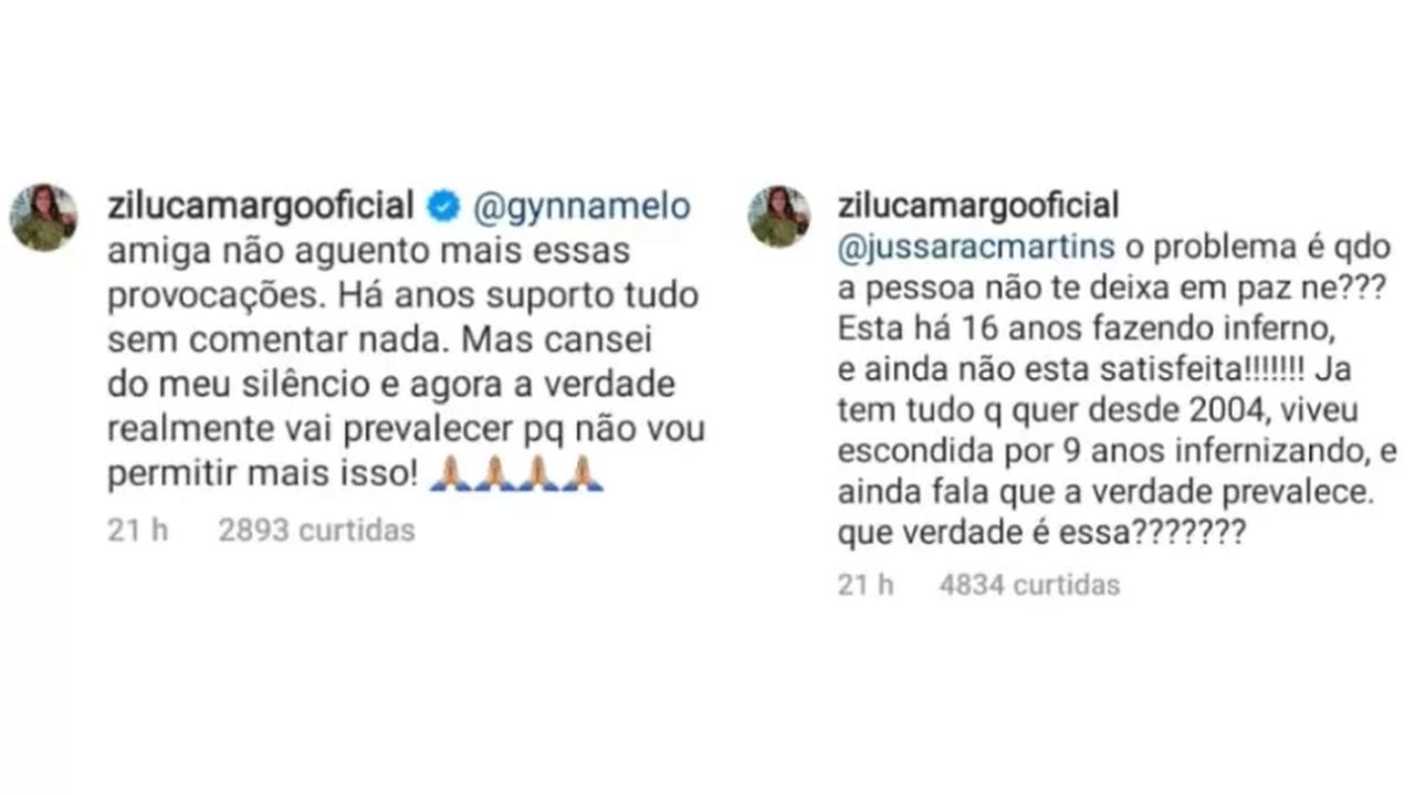 Zilu Camargo dá resposta 'atravessada' em fã que pediu para