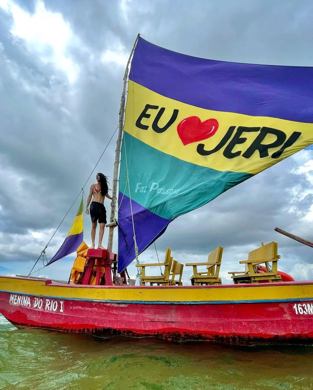 Como Leuriscleia, o publicitário já gravou vídeos em Jericoacoara (CE)