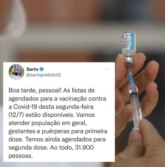 Sarto Nogueira nas redes sociais