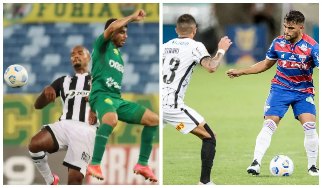 Imagem dos jogos Cuiabá x Ceará e Fortaleza x Corinthians