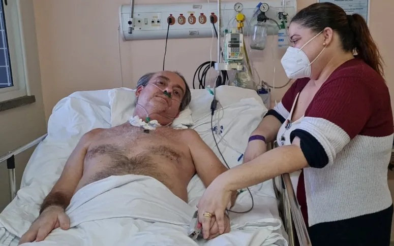 Após mais de dois meses lutando contra a Covid-19, a volta em casa foi marcada pelo carinho e acolhimento da família