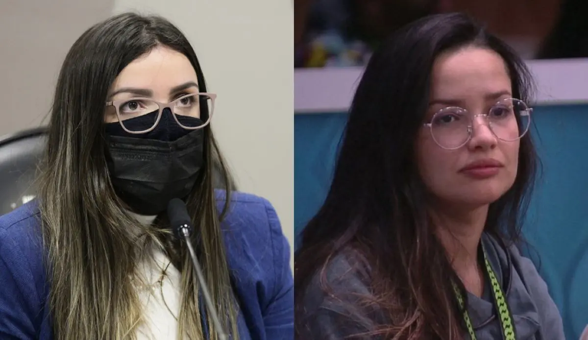 Montagem de fotos de Emanuela Medrades e Juliette Freire