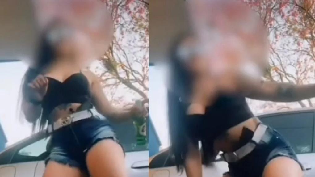 Policial militar é investigada por gravar vídeo dançando com arma na cintura no Mato Grosso do Sul