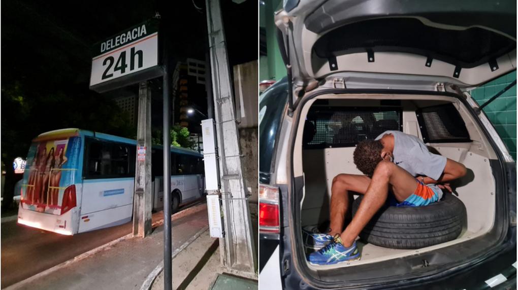 Homem é preso sete dias depois de sair da cadeia ao furtar motorista de ônibus na Praia de Iracema