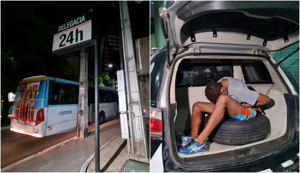 Homem é preso sete dias depois de sair da cadeia ao furtar motorista de ônibus na Praia de Iracema
