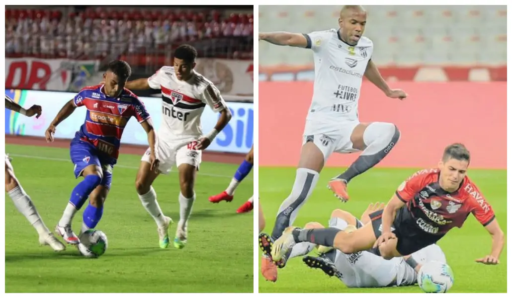 Imagens de SP e Fortaleza; Ceará x Athletico-PR