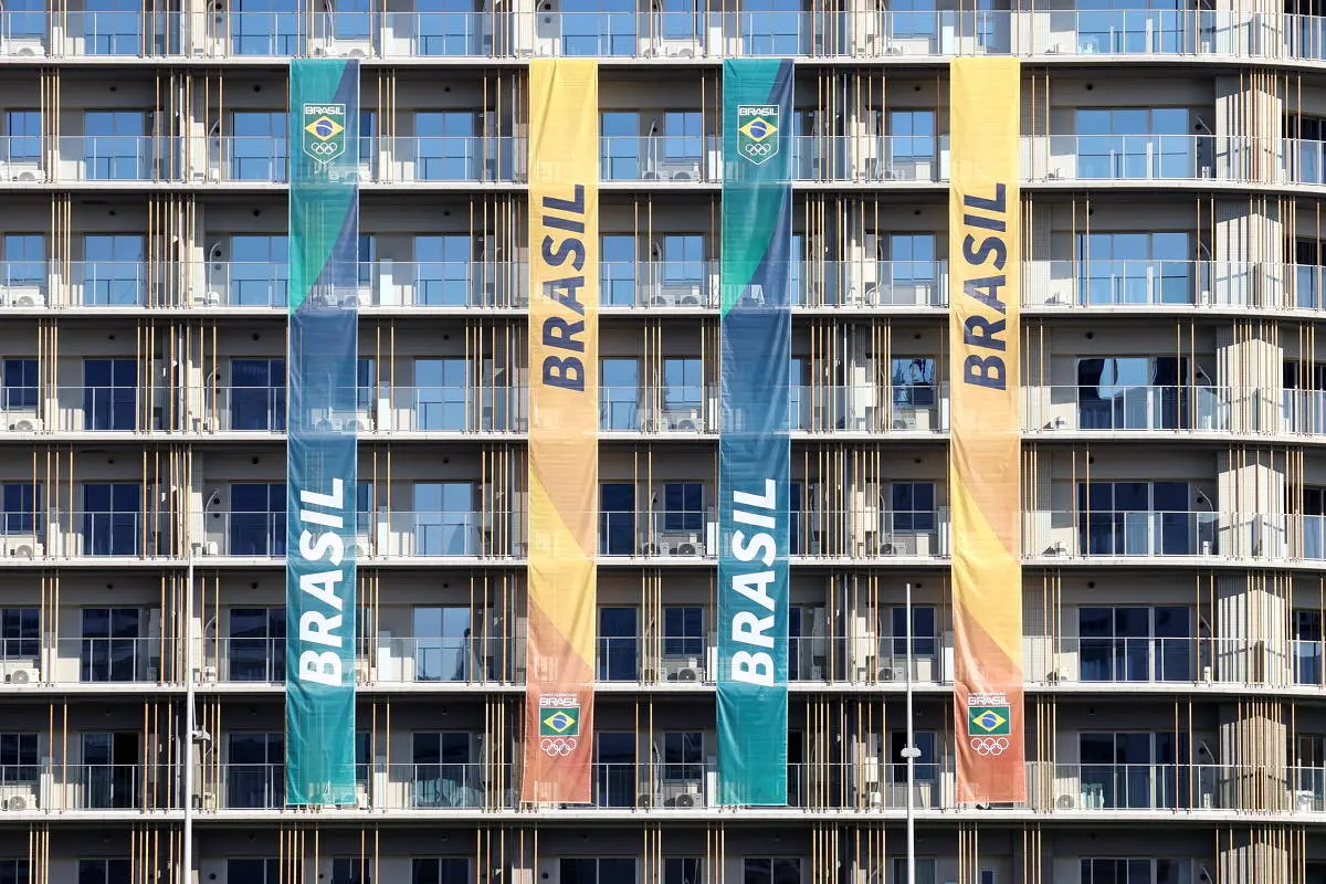 Prédio do Time Brasil na Vila Olímpica