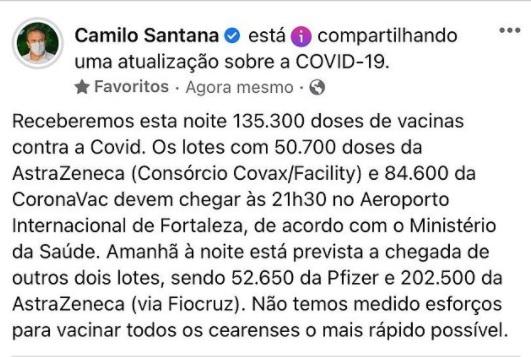 Post Camilo Santana