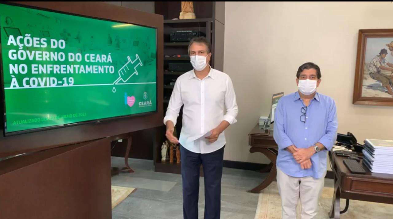 Camilo Santana e Dr. Cabeto anunciam as mudanças que entrarão em vigor no Estado