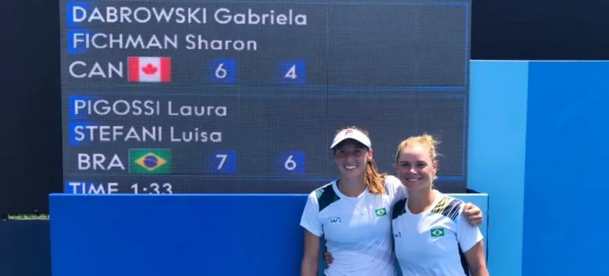 Dupla brasileira Stefani e Pigossi vem fazendo bonito nos Jogos de Tóquio