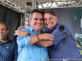 Ciro Nogueira e Bolsonaro em evento