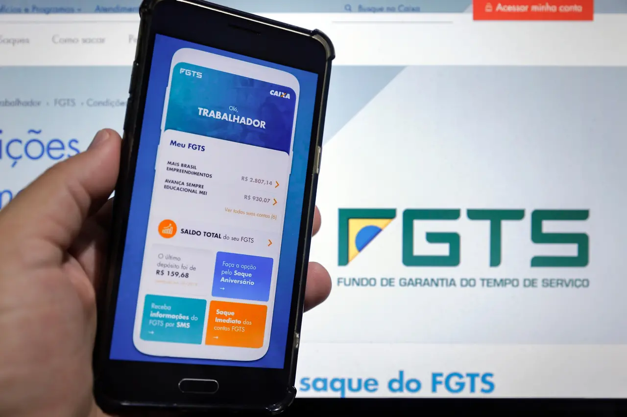 FGTS aplicativo celular