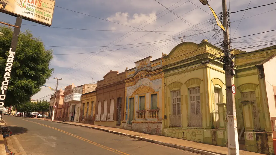 Vista aérea da cidade de Missão Velha