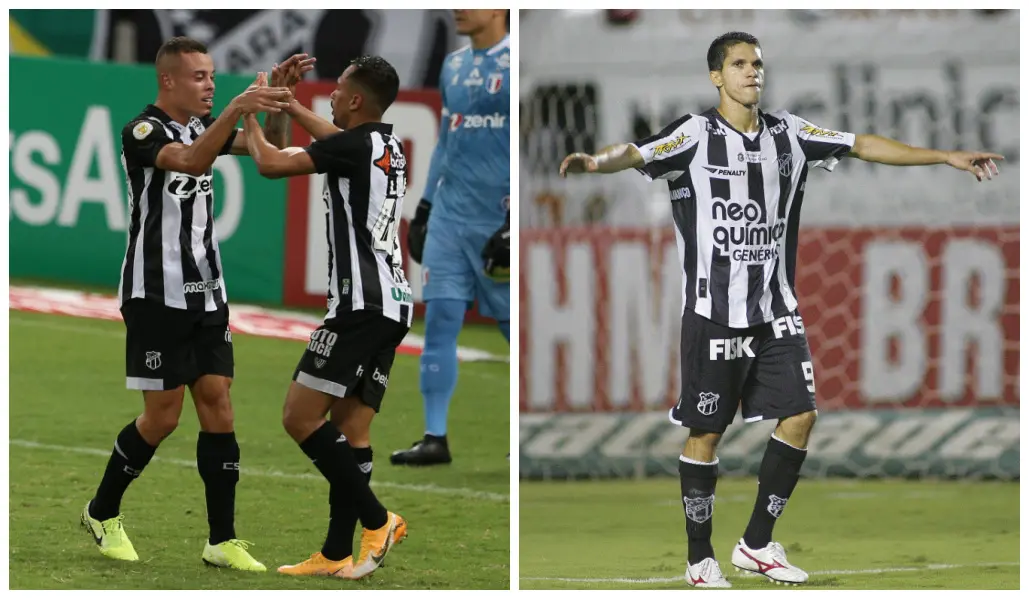 Ceará de 2021, com Kelvin e Lima, e Ceará de 2010, com Magno Alves