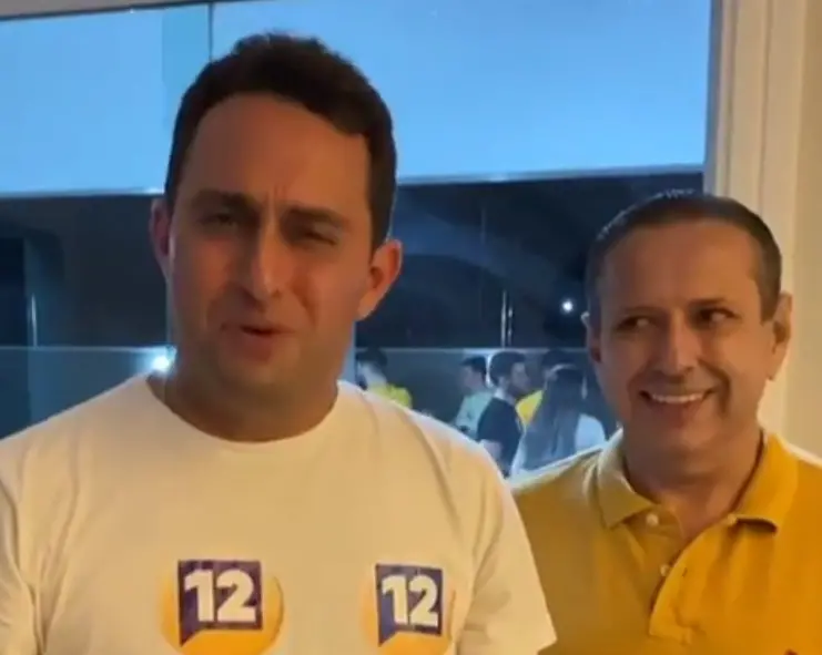 Dr. Lorim, prefeito de Missão Velha, ao lado de Domingos Filho