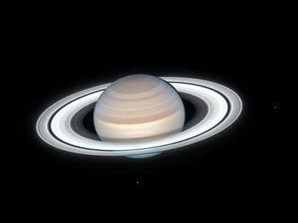 Imagem de Saturno captada pela Nasa