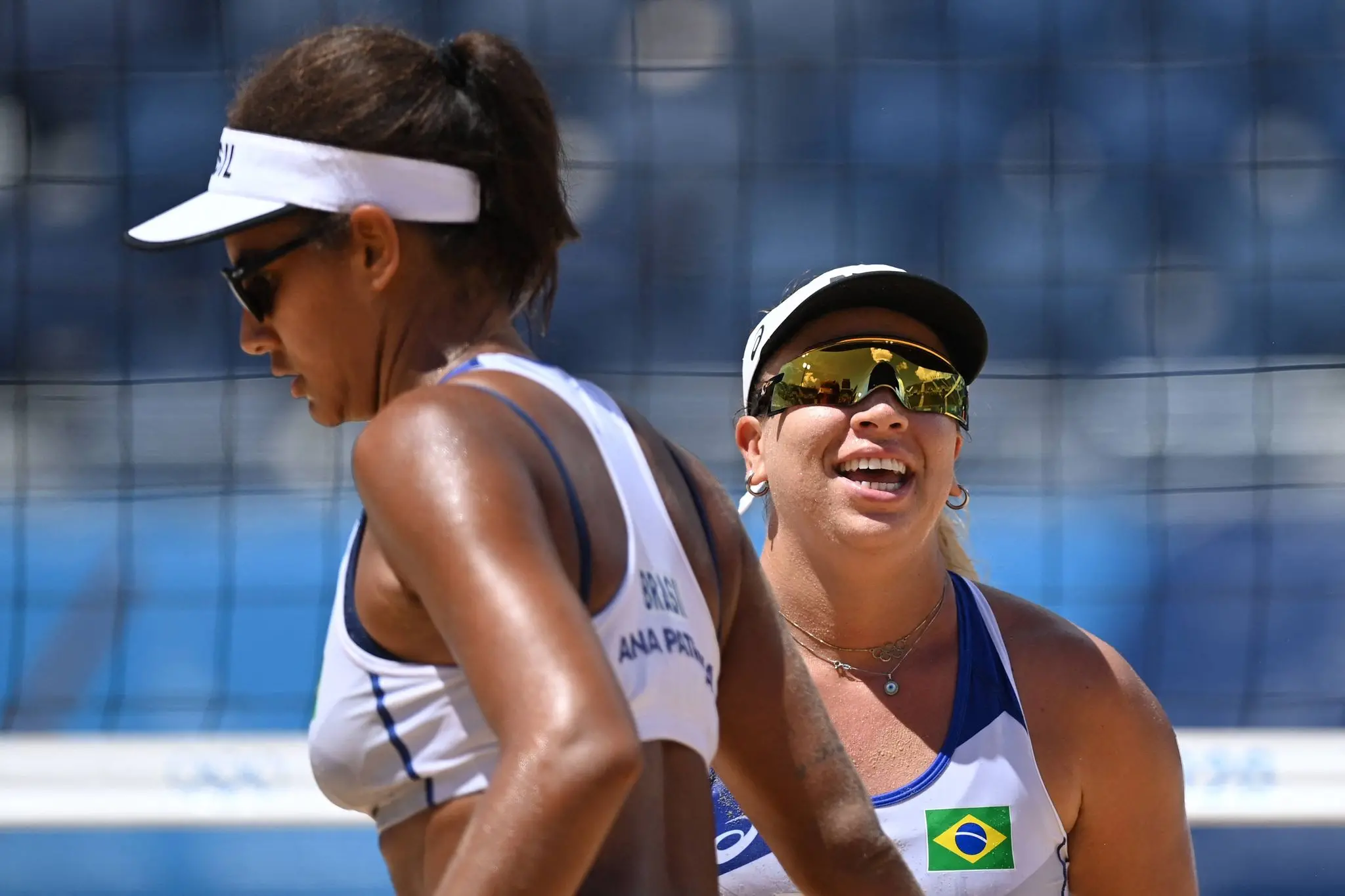 Brasileiras não conseguiram vencer dupla suíça