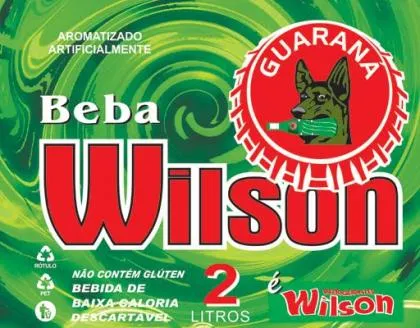 Rótulo do Guaraná Wilson