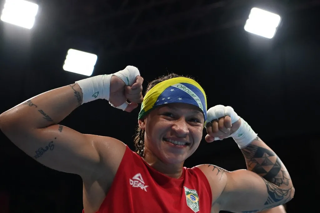 Essa foi a primeira medalha olímpica da baiana, que até aqui já tinha um ouro Pan-Americano (em Lima, no Peru, em 2019) e um título do Mundial (também em 2019)