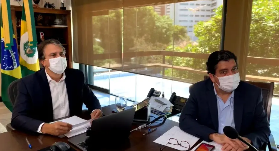 Camilo e Cabeto em live