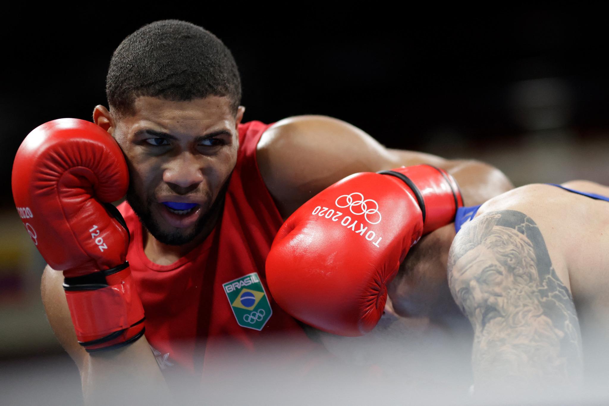 Hebert Conceição x Oleksandr Khyzhniak na final do boxe ...
