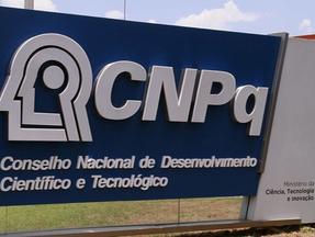 Placa da fachada do CNPq em Brasília