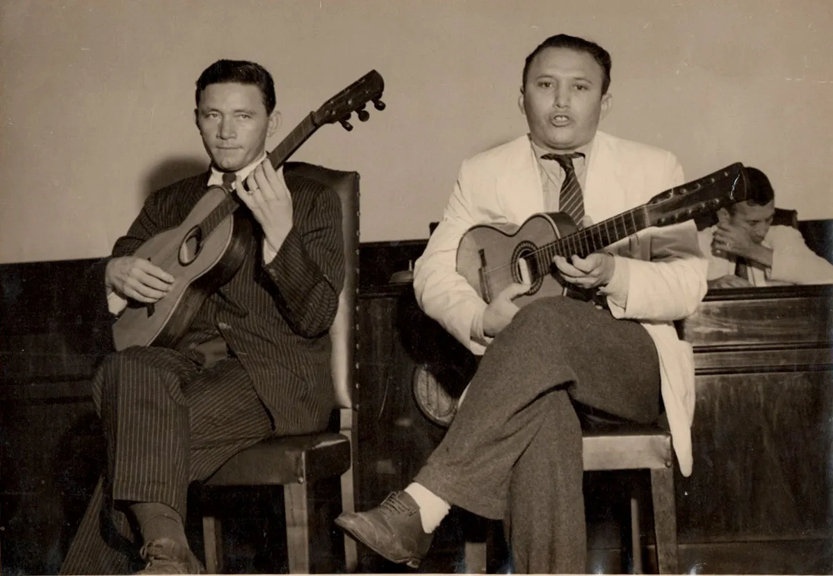 Dimas e o irmão Otacílio: poesia em família