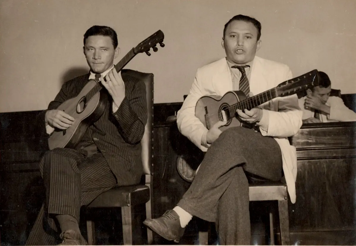 Dimas e o irmão Otacílio: poesia em família