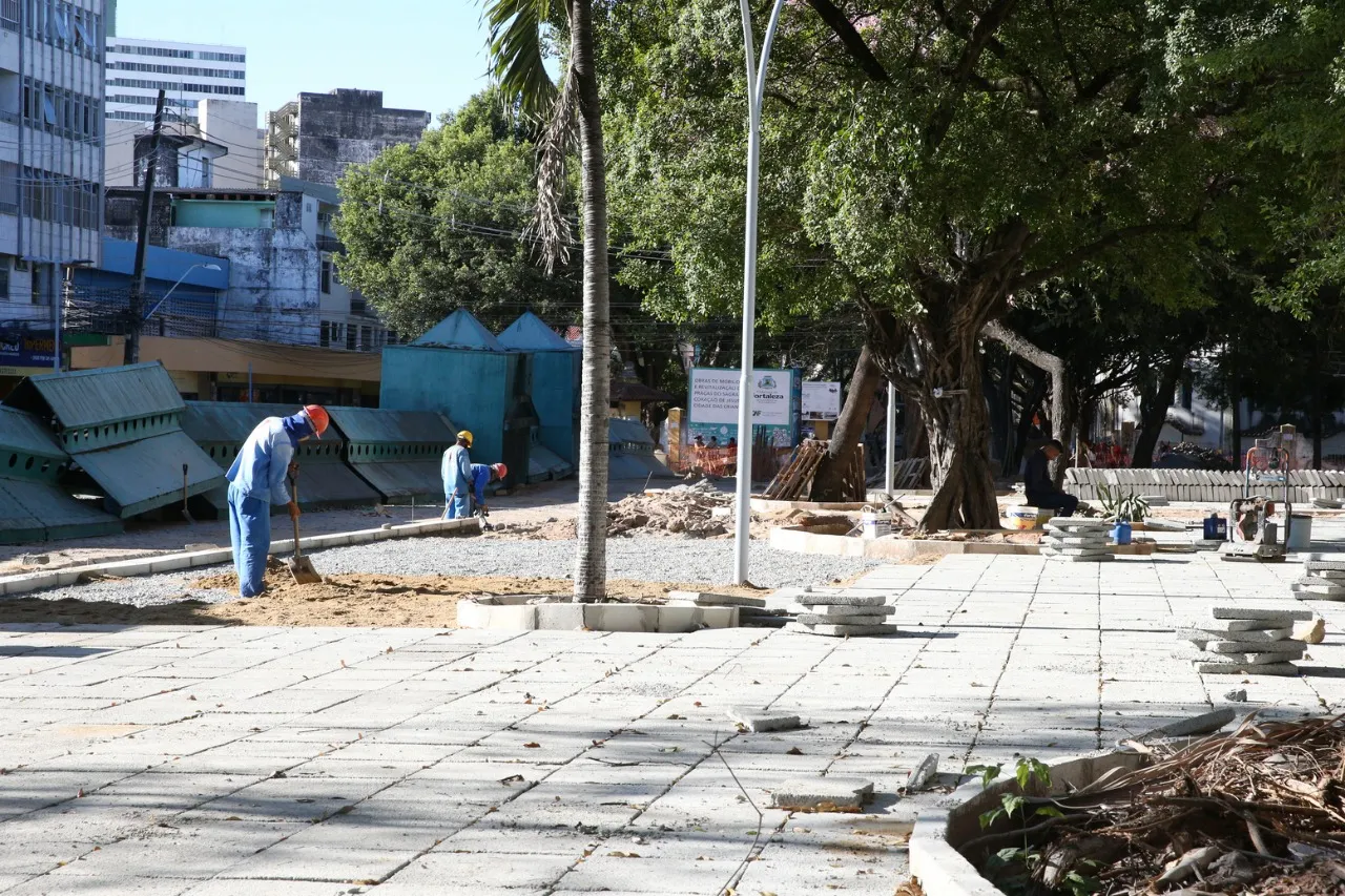 A Praça Coração de Jesus foi inaugurada em 1880