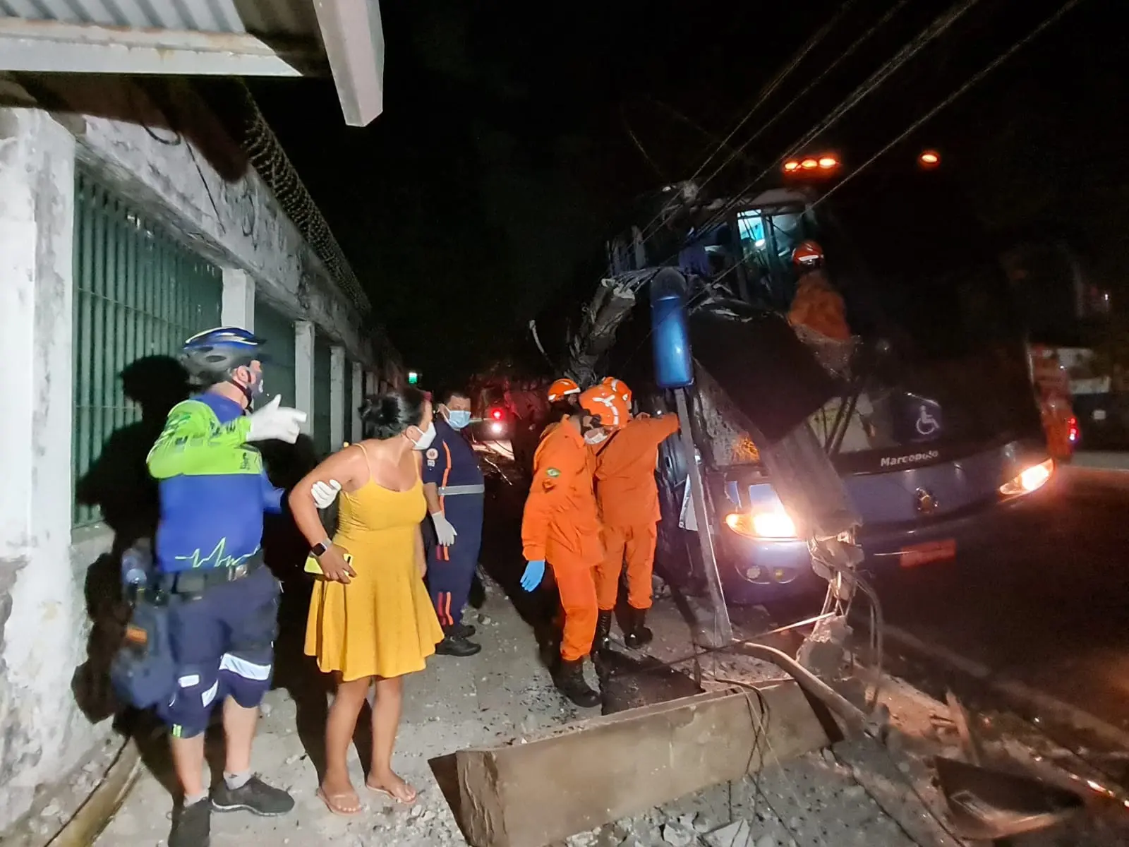 Acidente ônibus de turismo Fortaleza