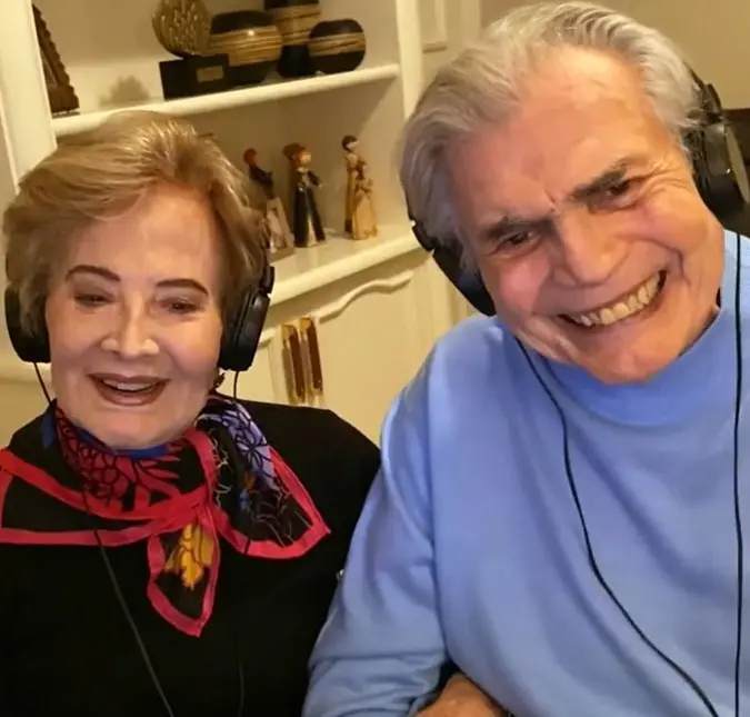 Recentemente, Tarcísio e Glória haviam participado do programa de Serginho Groisman por conferência de vídeo (Foto: reprodução)