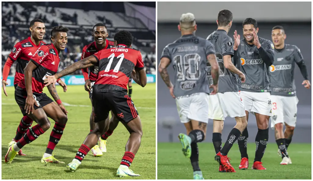 Flamengo e Atlético-MG deram passos importantes na Libertadores
