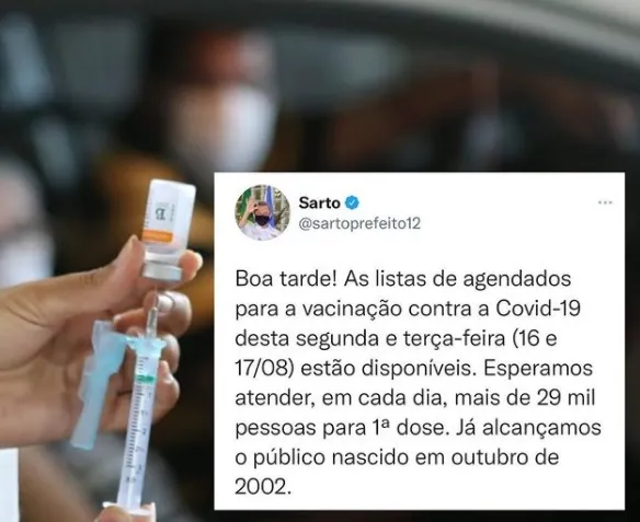 A liberação das listas foi anunciada pelo prefeito Sarto Nogueira em suas redes sociais