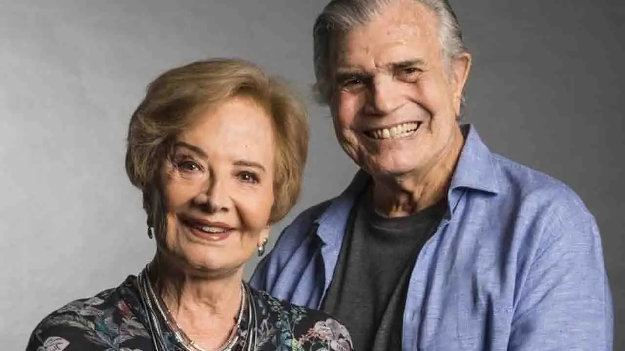 Glória Menezes e Tarcísio Meira em foto juntos