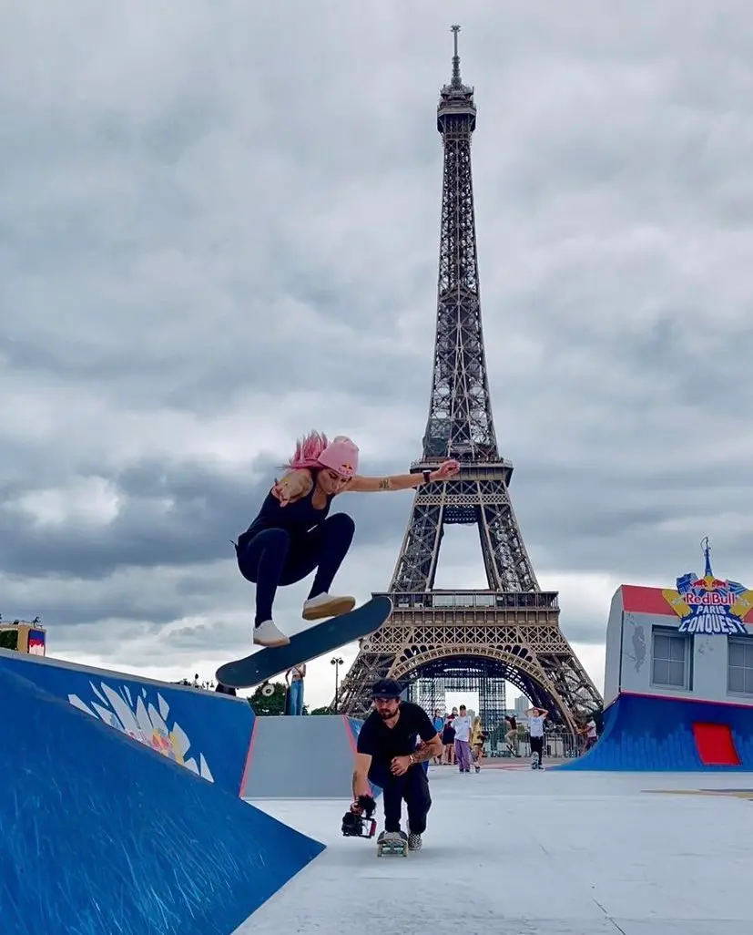 Imagem da notícia Letícia Bufoni conquista torneio de Paris de skate
