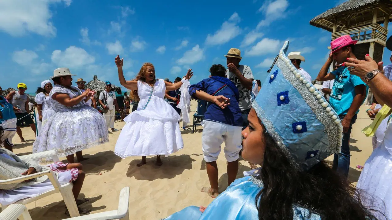 festa de iemanjá na praia de iracema