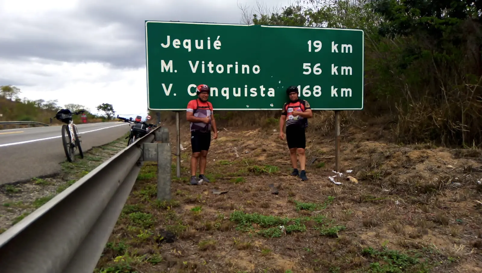 Francisco Epifânio Chaves e Cícero Rodrigues pedalaram de Iguatu a São Paulo