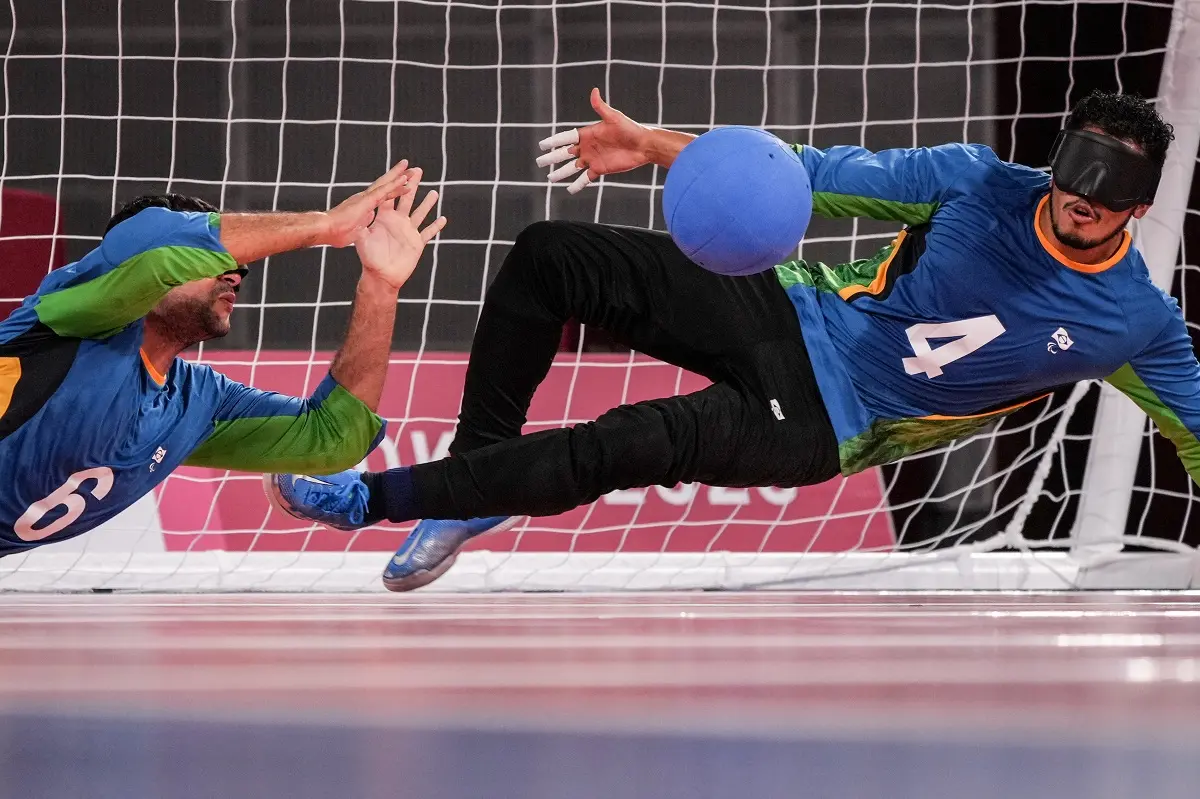 goalball paralimpíadas brasil