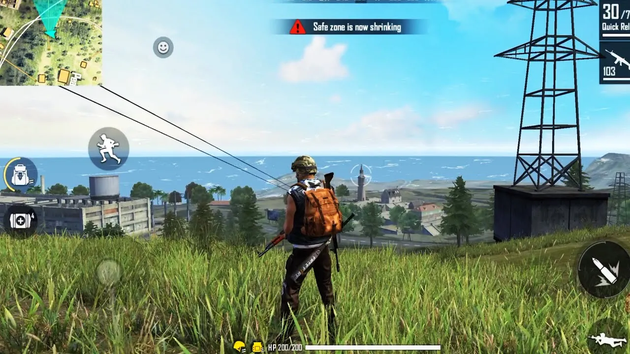 No Free Fire é possível jogar sozinho ou com amigos