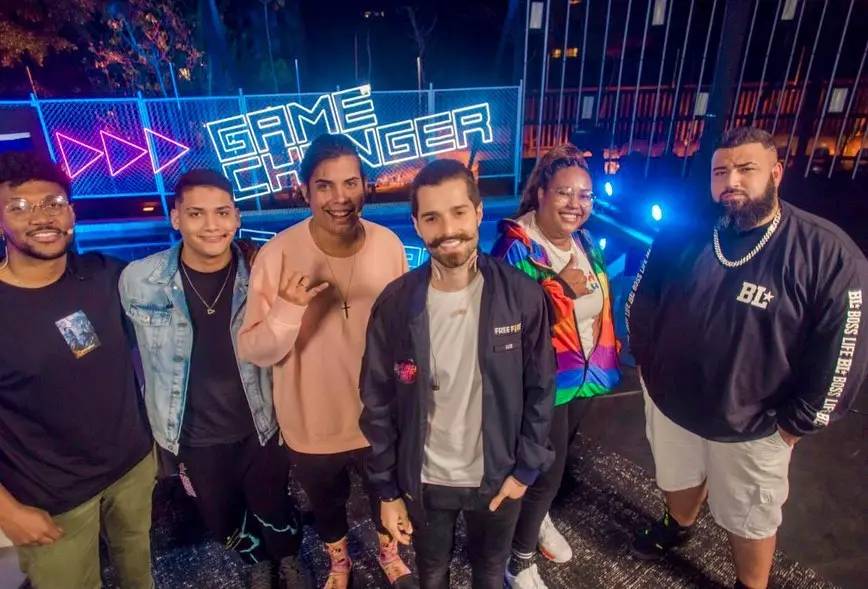 Baiano participou de evento ao lado de outros jogadores de Free Fire