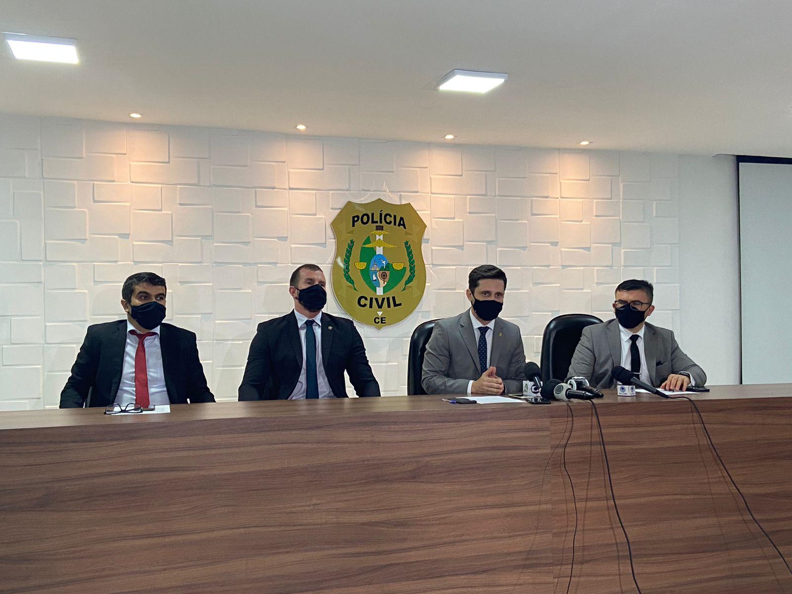 Coletiva da Polícia Civil do Ceará