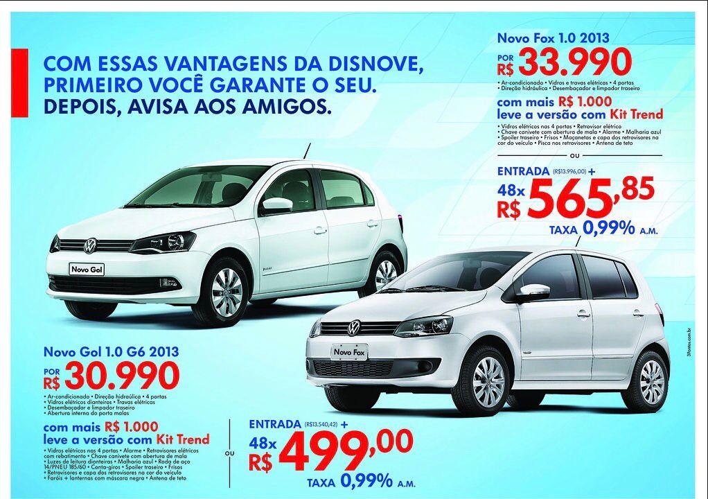 Carro novo 2013 preço